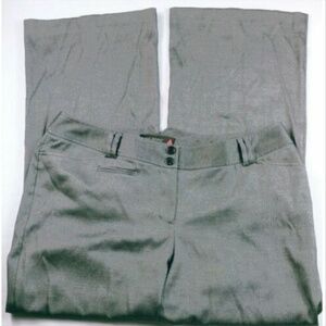 Lane Bryant Gray Herringbone Dress Pants Women's Size 3